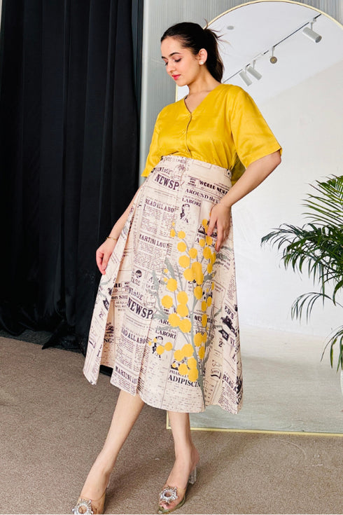 Sunset Swirl Skirt Set